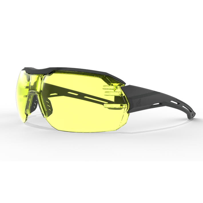 Kabru - Black Frame with Black TPR / Vapor Shield Yellow Lens