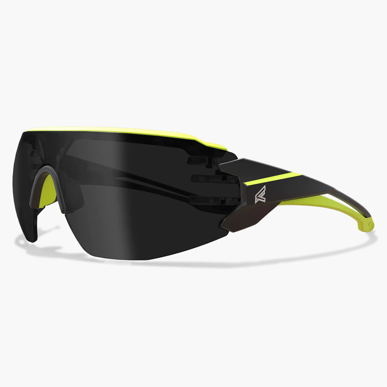Taven - Black Frame with Hi-Vis Yellow TPR / Smoke Vapor Shield Lens