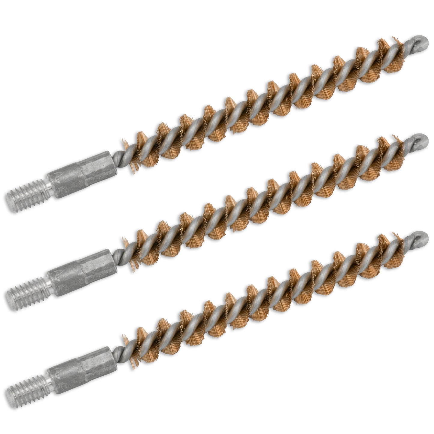 BRONZE BORE BRUSH, .243 CAL / 6MM 3 Piece