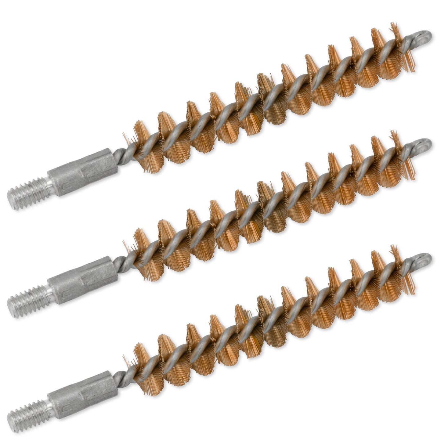 BRONZE BORE BRUSH, .338 CAL 3 Piece