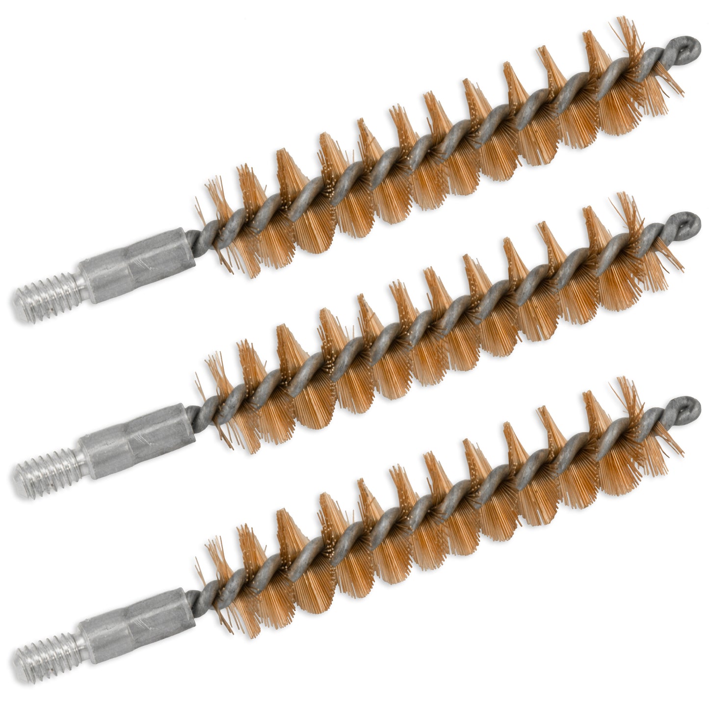 BRONZE BORE BRUSH, .44 / .45 CAL 3 Piece