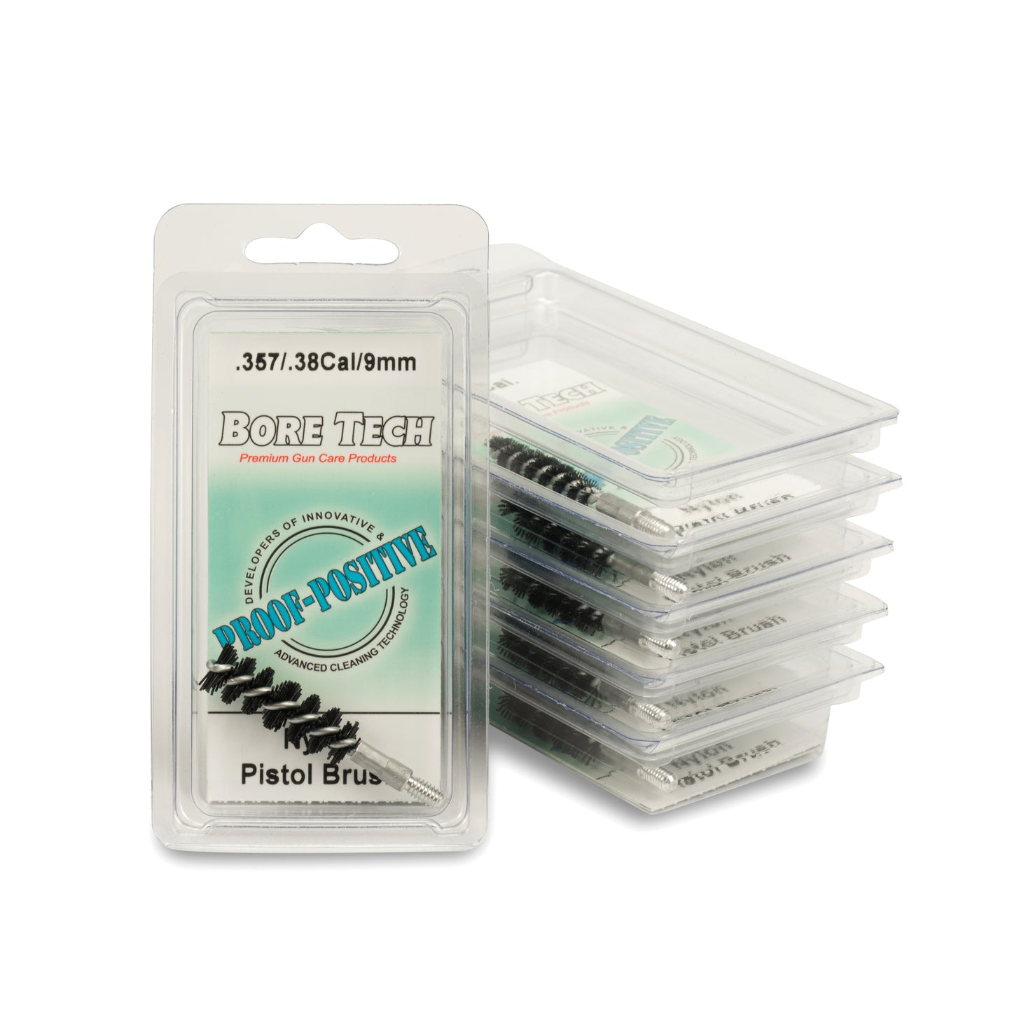NYLON PISTOL BRUSH, .40 / .41 CAL / 10MM 1 Piece