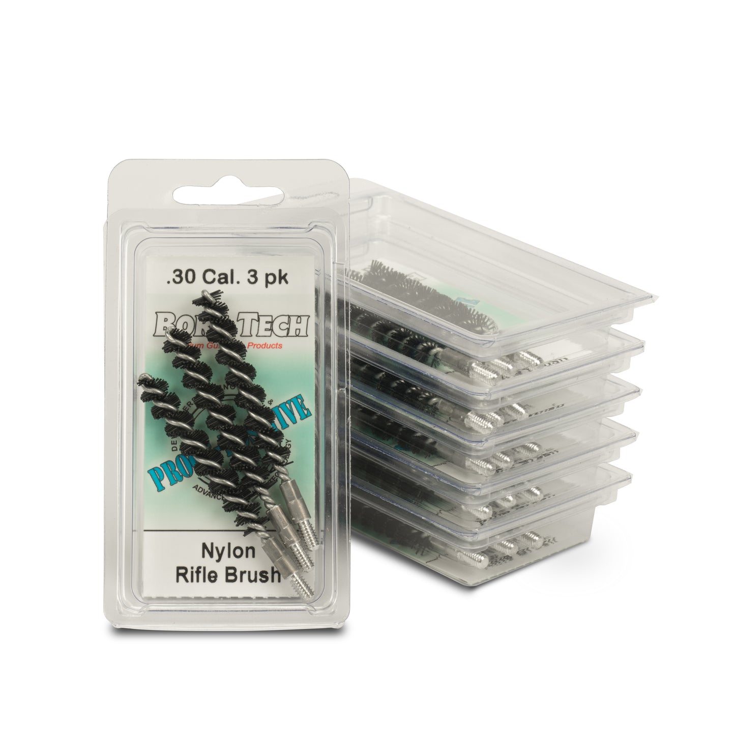 NYLON RIFLE BRUSH, .17 CAL (1-1/2" Length) 3 Piece