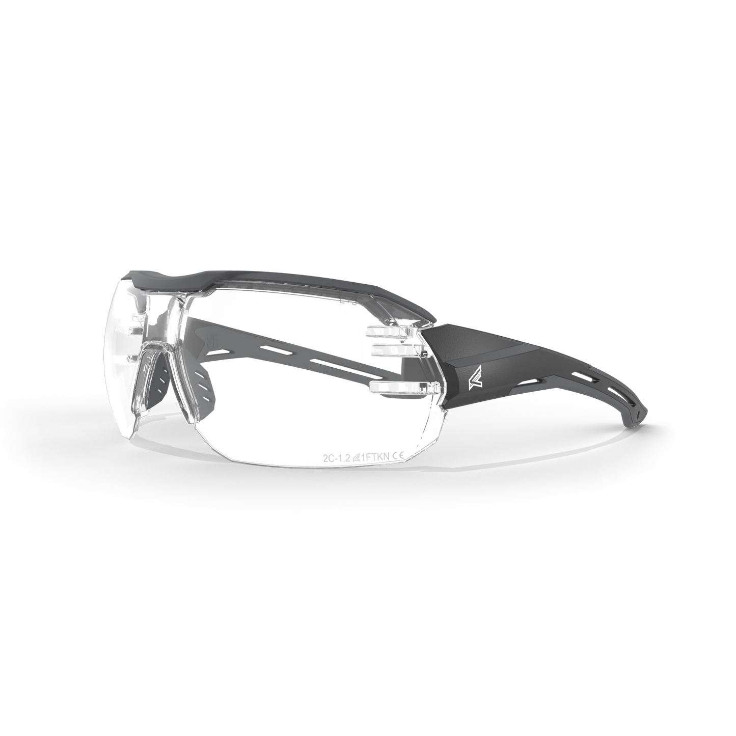 Kabru - Black Frame with Black TPR / Vapor Shield Clear Lens
