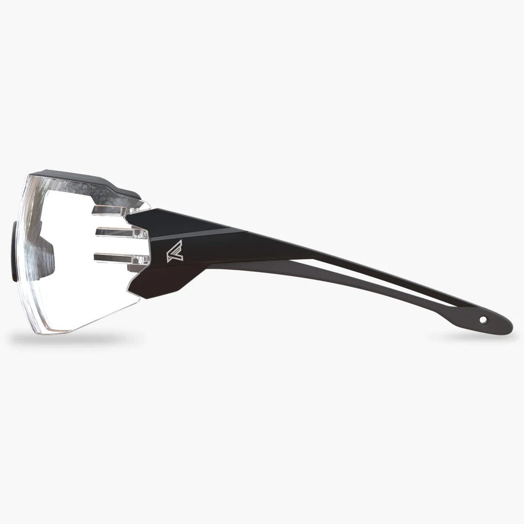 Taven - Black Frame with Gray TPR / Clear Vapor Shield Lens