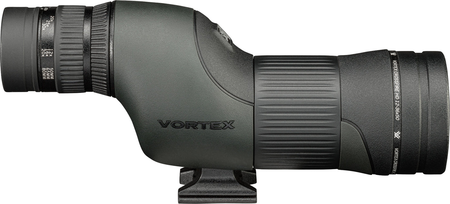 Crossfire HD 12-36x50 Straight Spotting Scope