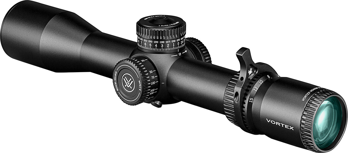 Venom 3-15x44 FFP EBR-7C MOA Riflescope