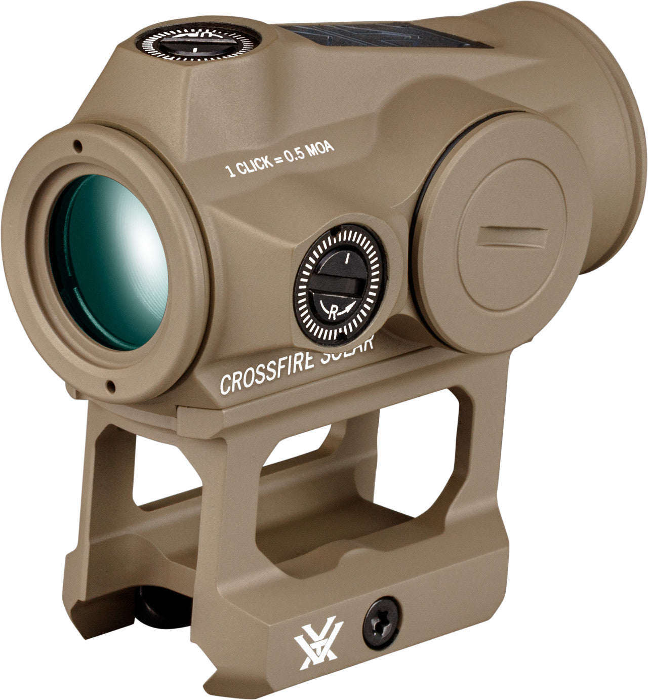 Crossfire II 2 MOA Solar Red Dot - Tan