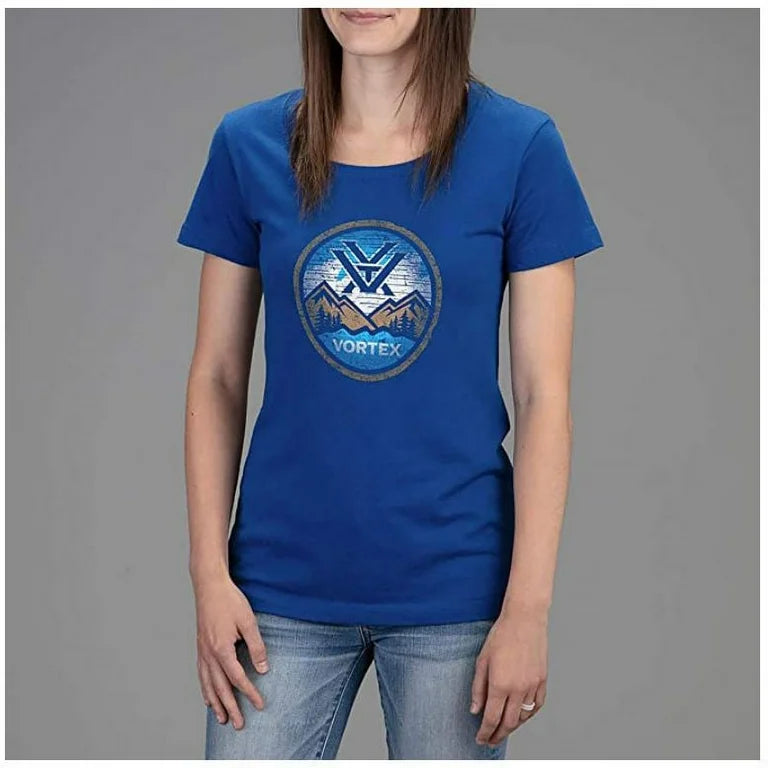 Vortex Women's Reflection Lake T-Shirt Royal - XS
