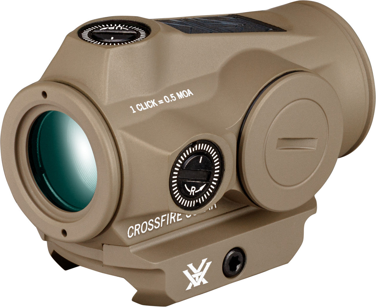 Crossfire II 2 MOA Solar Red Dot - Tan