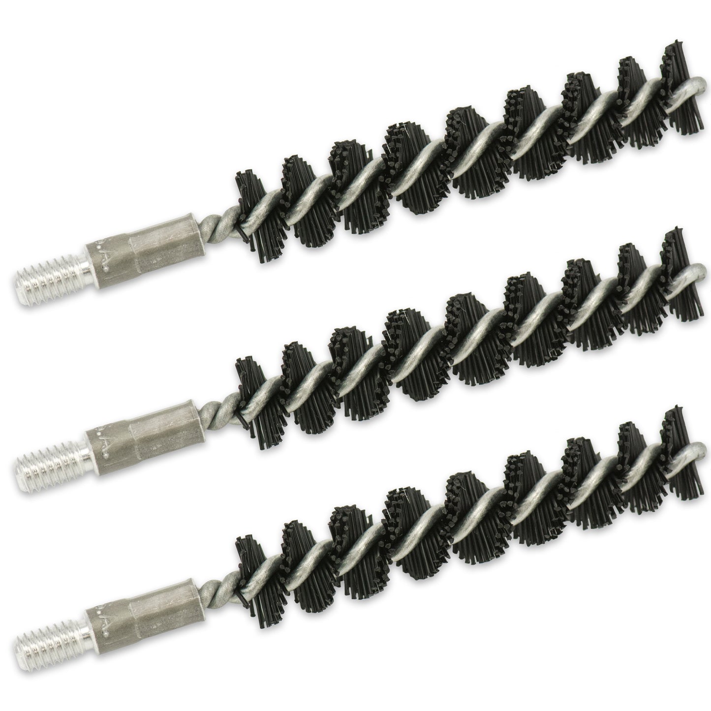 NYLON RIFLE BRUSH, .338 CAL 3 Piece