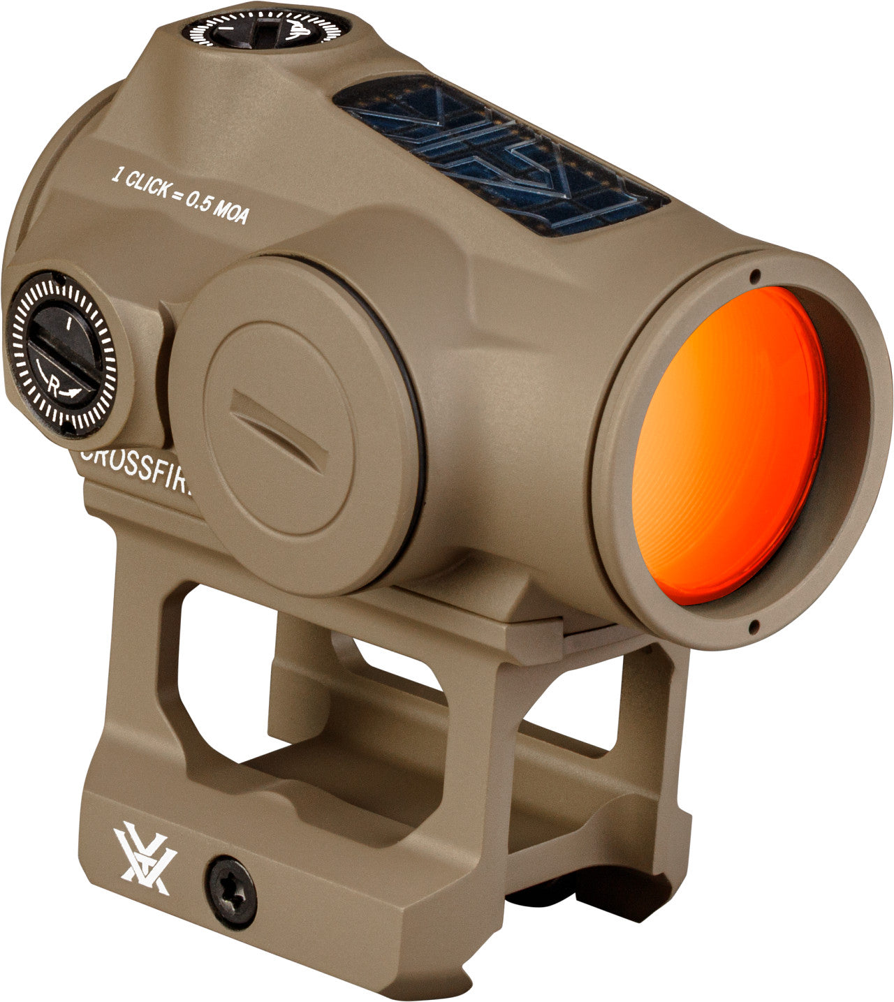 Crossfire II 2 MOA Solar Red Dot - Tan