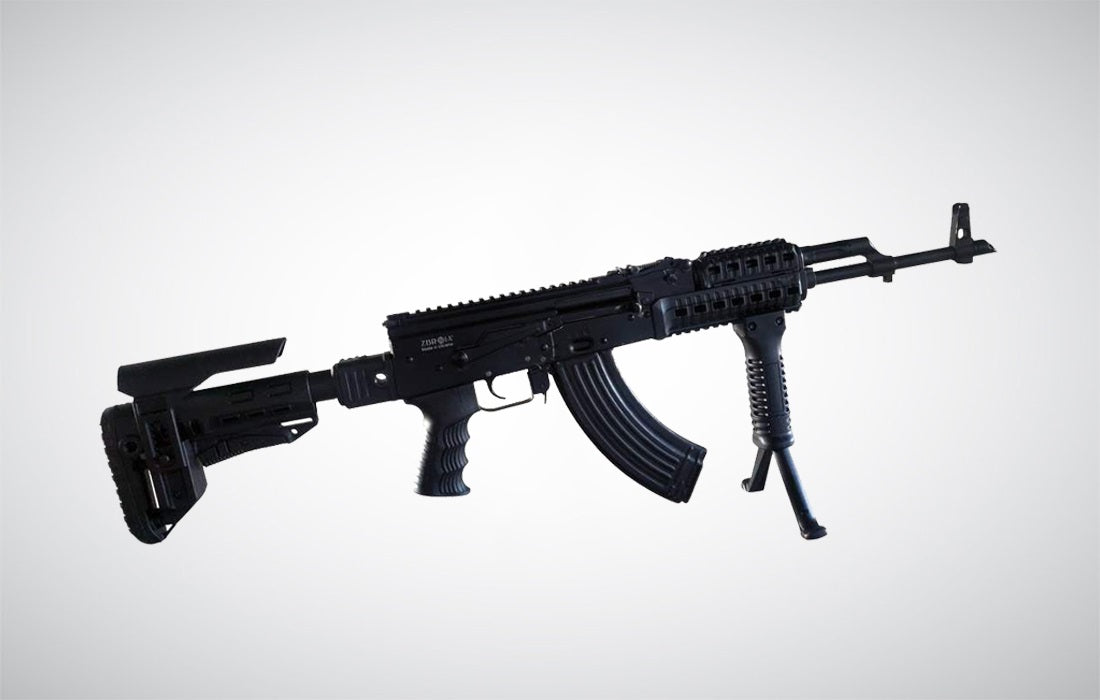 AK-47/74 Rubberized Grip With Core Black