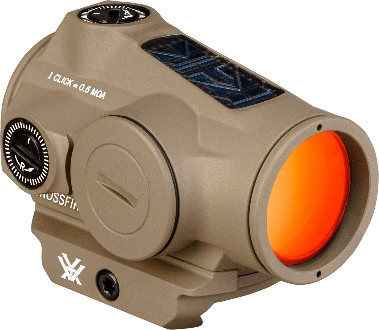 Crossfire II 2 MOA Solar Red Dot - Tan