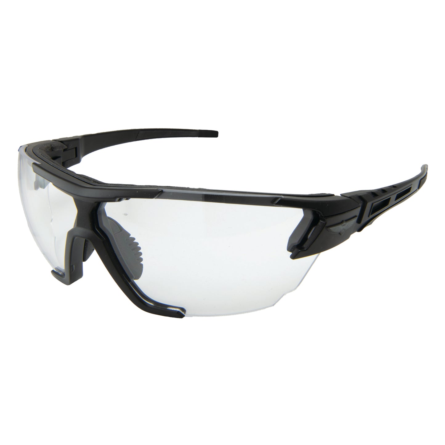 Phantom Rescue - Black Thin Temple Frame 2 Lens Kit / G-15 and Clear Vapor Shield Lenses