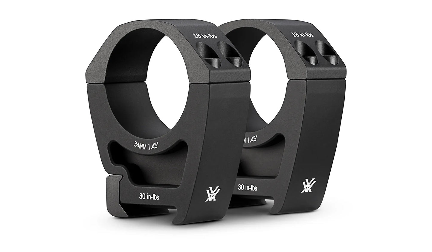 Pro Riflescope 34mm Rings Med - 1.10"