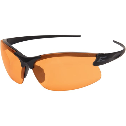 Sharp Edge Thin Temple - Soft-Touch Matte Black Frame / Tiger's Eye Vapor Shield Lenses