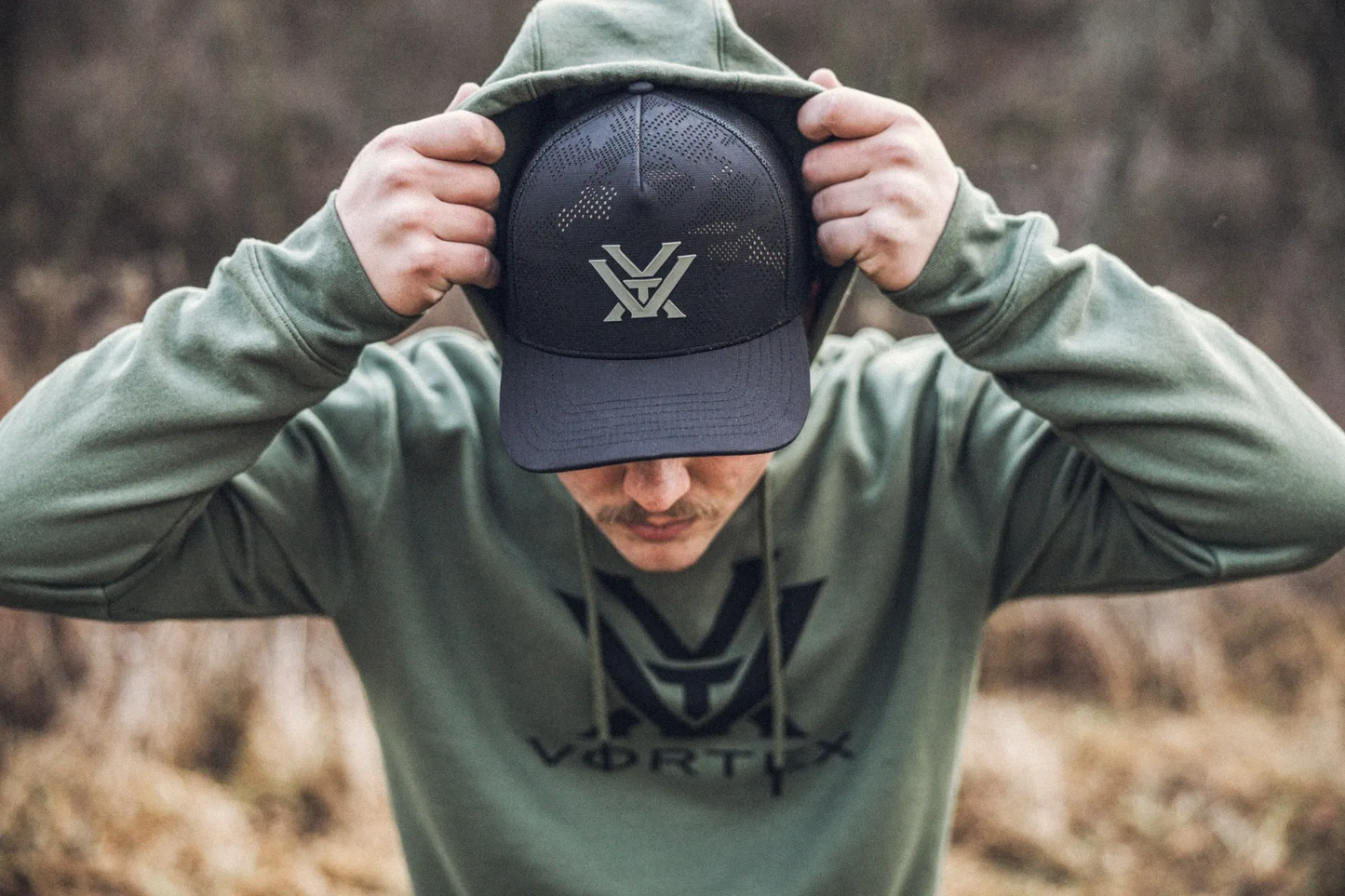 Through and Through Camo Cap - Black