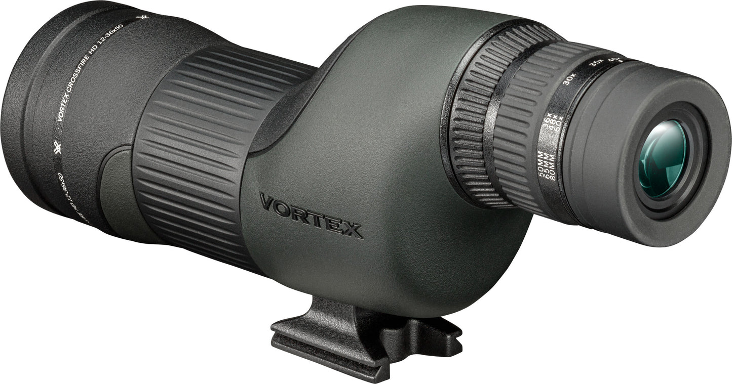 Crossfire HD 12-36x50 Straight Spotting Scope