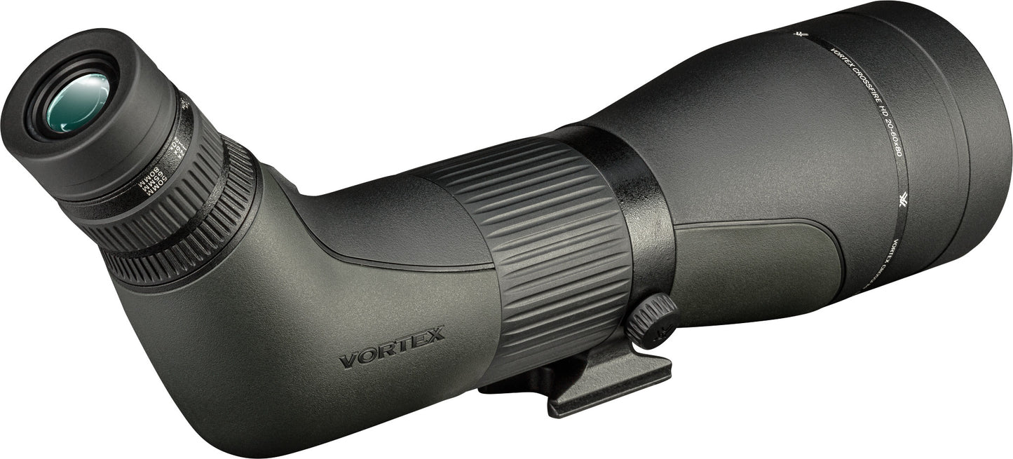 Crossfire HD 20-60x80 Angled Spotting Scope