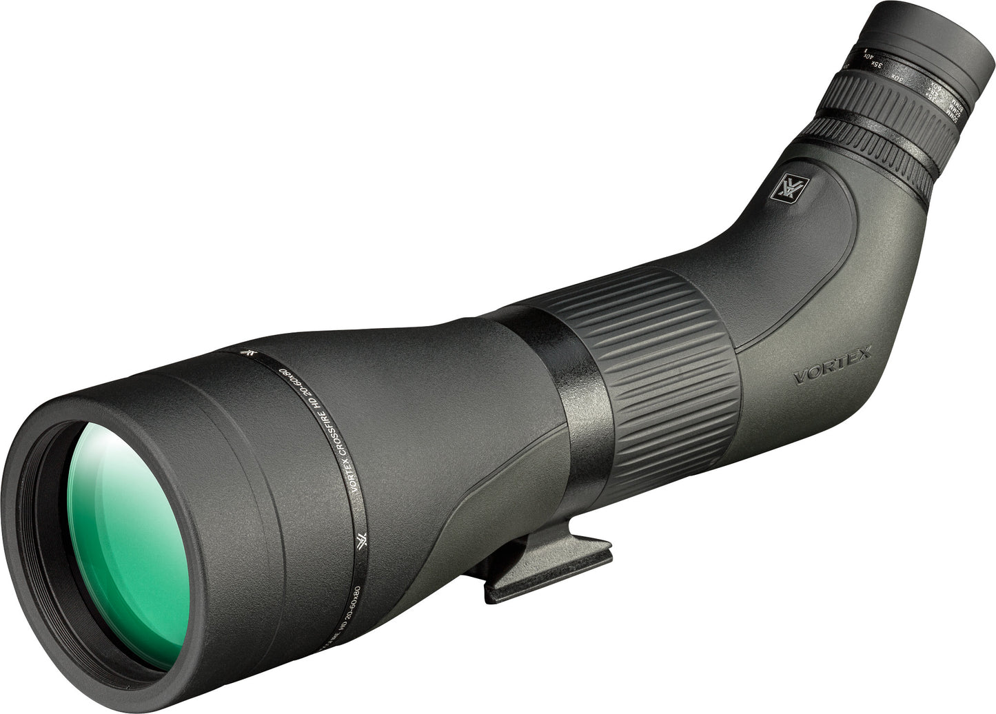 Crossfire HD 20-60x80 Angled Spotting Scope