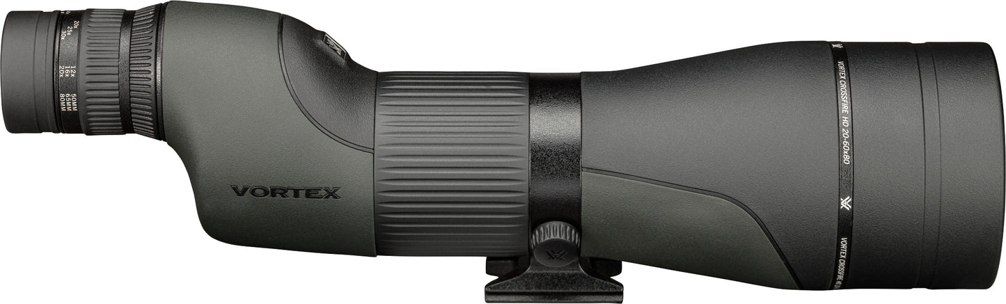 Crossfire HD 20-60x80 Straight Spotting Scope